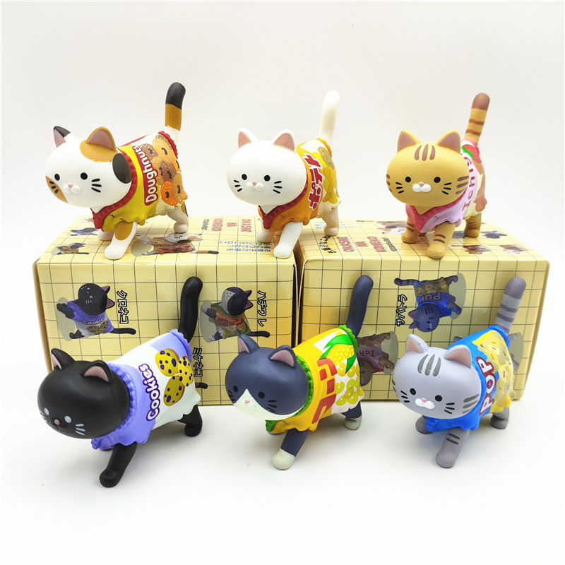 Food Snacks For Kids - Cute Cat Blind Box Wearing Candy