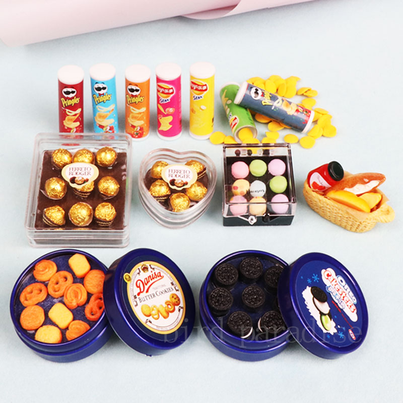 Food Sweet Snacks - 1/6 Miniatrue Búp Bê Thực Phẩm