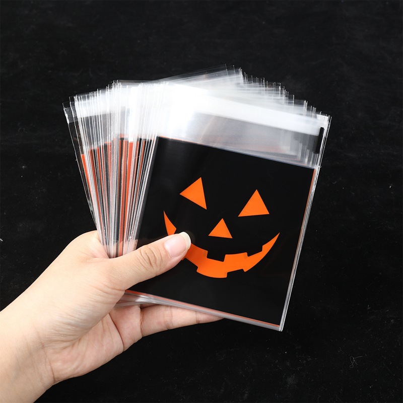 50/100pcs Halloween Black Oran - đánh giá và giá Food Snacks Gifts