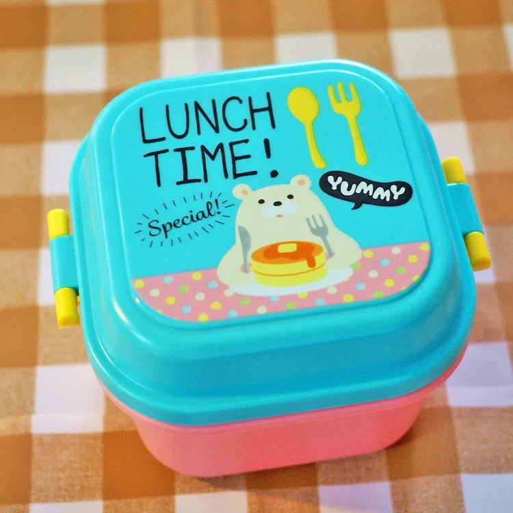 Cute Cartoon Kittyed Bento Lun - đánh giá và giá Food Snacks For Kids
