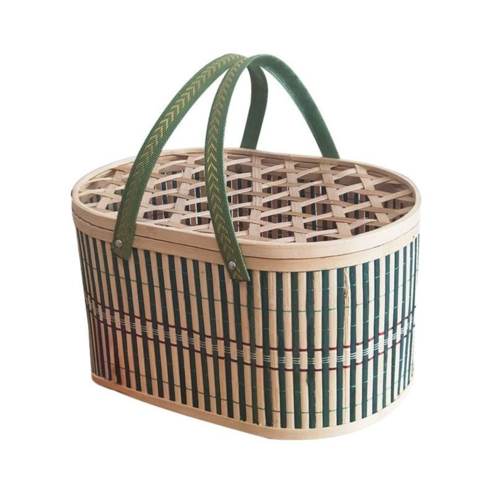 Durable Handmade Bamboo Basket - đánh giá và giá Food Snacks Gifts