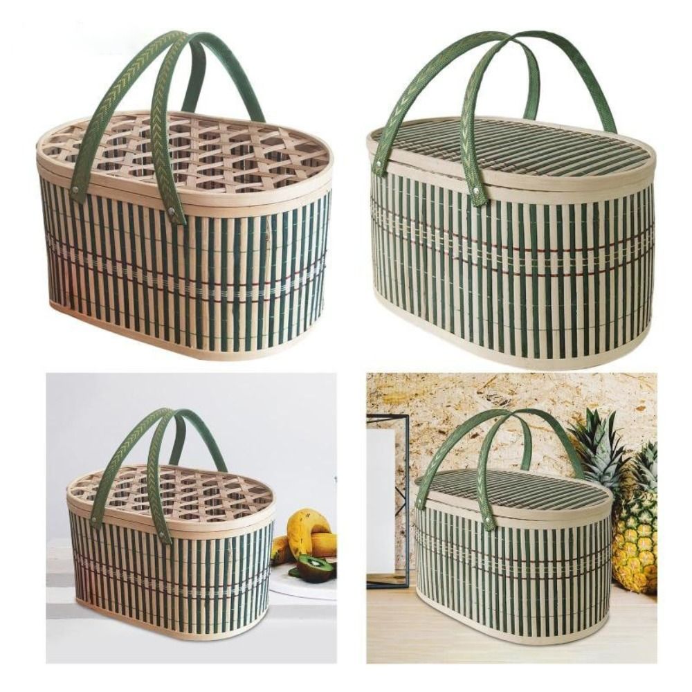 Durable Handmade Bamboo Basket - đánh giá và giá Food Snacks Gifts