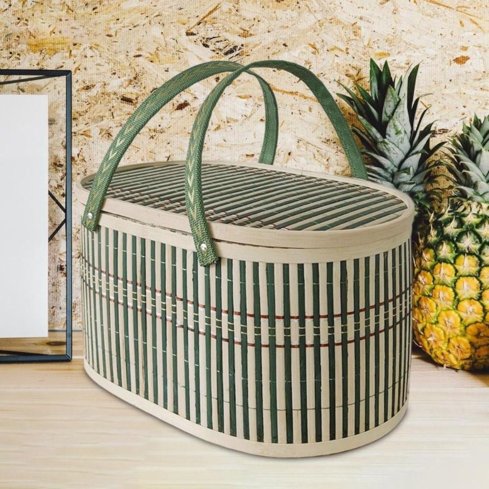 Durable Handmade Bamboo Basket - đánh giá và giá Food Snacks Gifts
