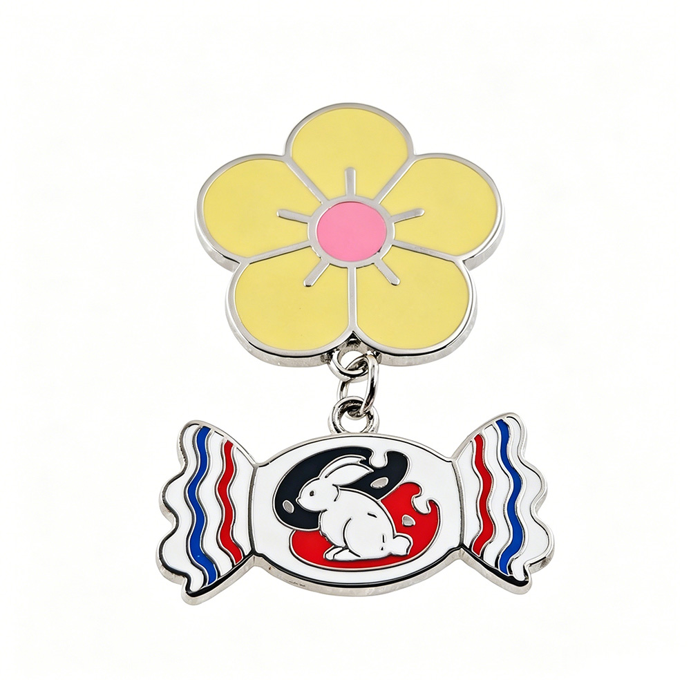 White Rabbit Candy Enamel Pin  - đánh giá và giá Food Snacks Gifts