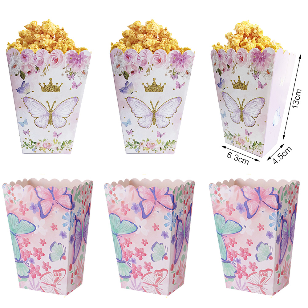 6/12/24/30pcs Butterfly Popcor - đánh giá và giá Food Snacks For Kids