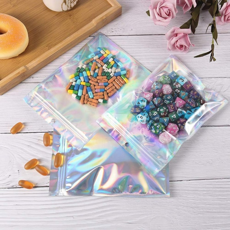 Laser Self Sealing Bags Film C - đánh giá và giá Food Snacks Gifts