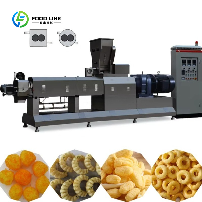 Customized Double Screw Extrud - đánh giá và giá Food Sweet Snacks