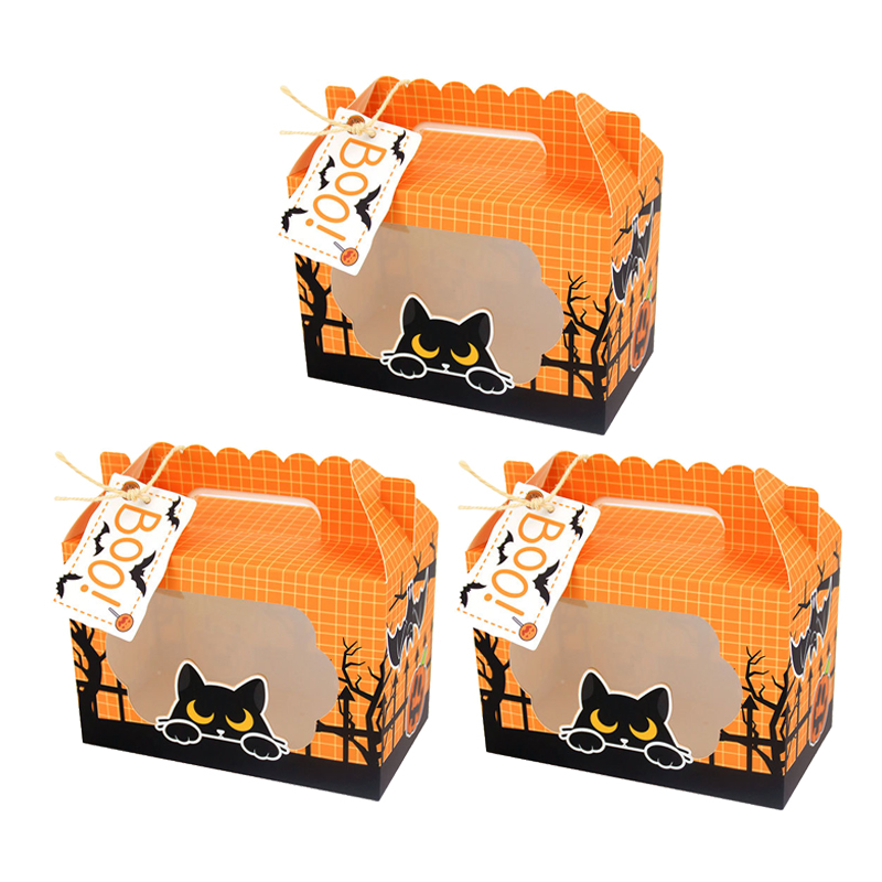3/6pcs Ghost Pumpkin Cat Candy - đánh giá và giá Food Snacks For Kids