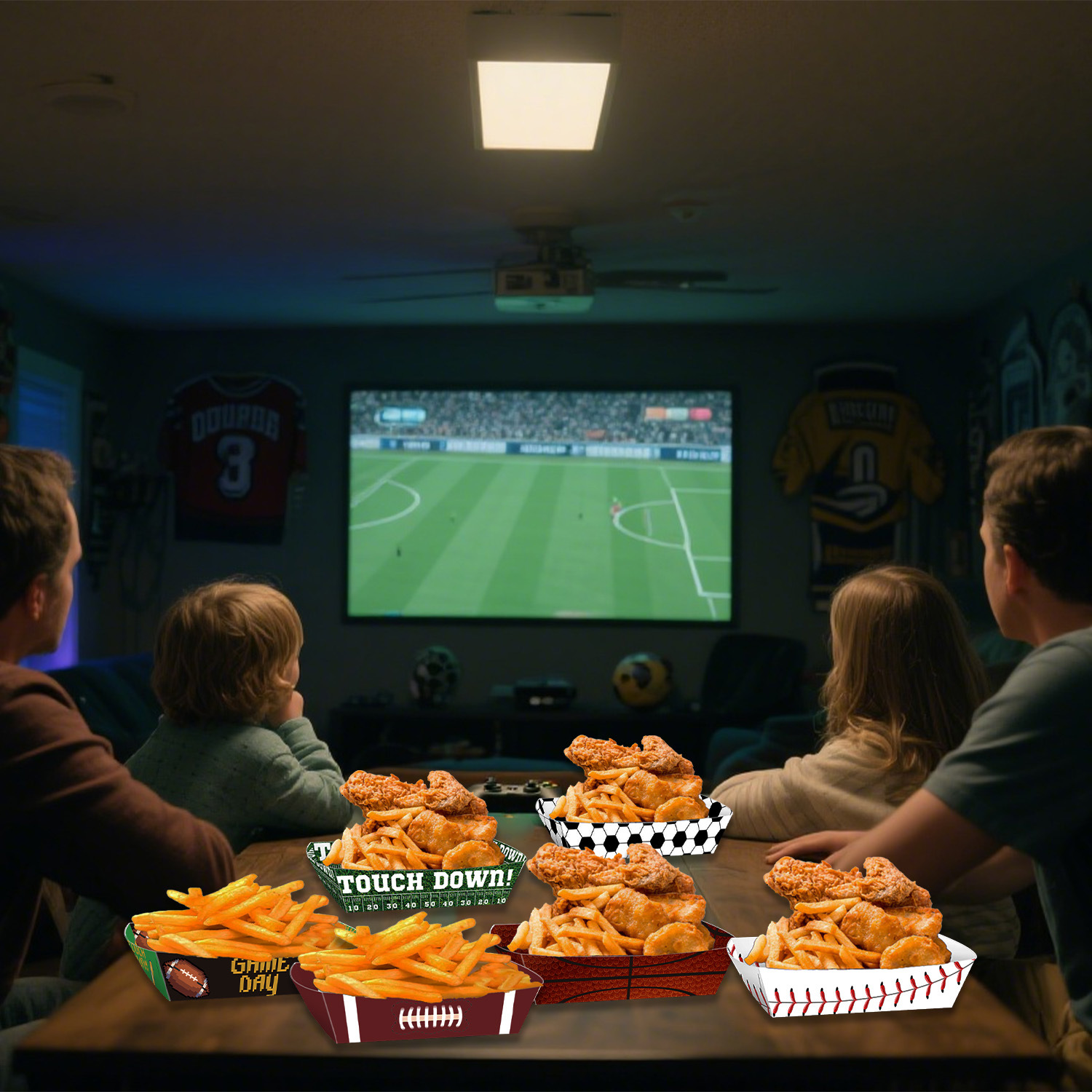 Sport Ball Food Tray Theme Par - đánh giá và giá Food Snacks For Kids