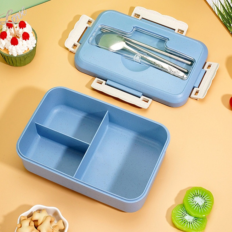3 Grid Heated Bento Lunch Box  - đánh giá và giá Food Snacks For Kids