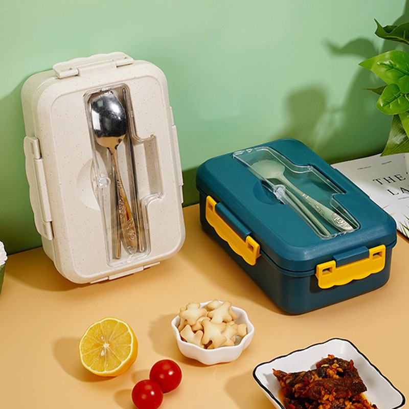 3 Grid Heated Bento Lunch Box  - đánh giá và giá Food Snacks For Kids