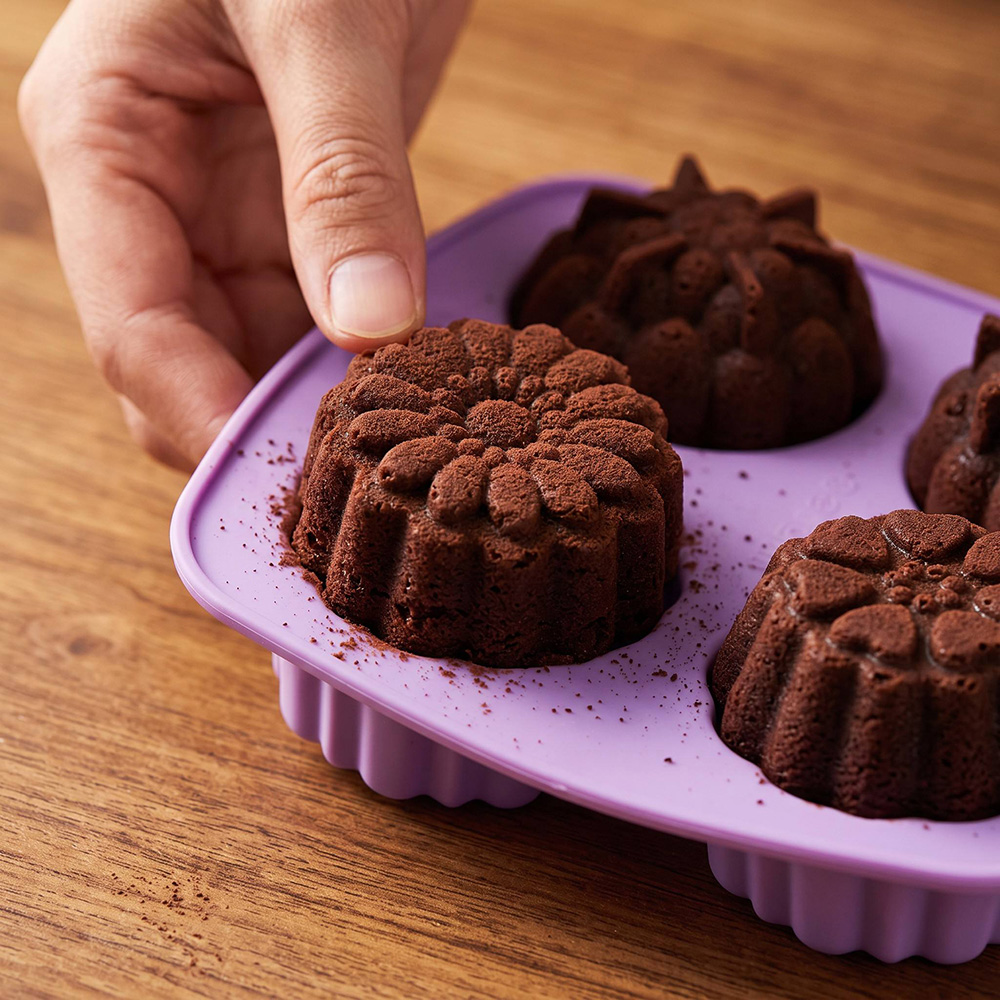 BPA Free 4-Hole Flower Shaped  - đánh giá và giá Healthy Snacks Food